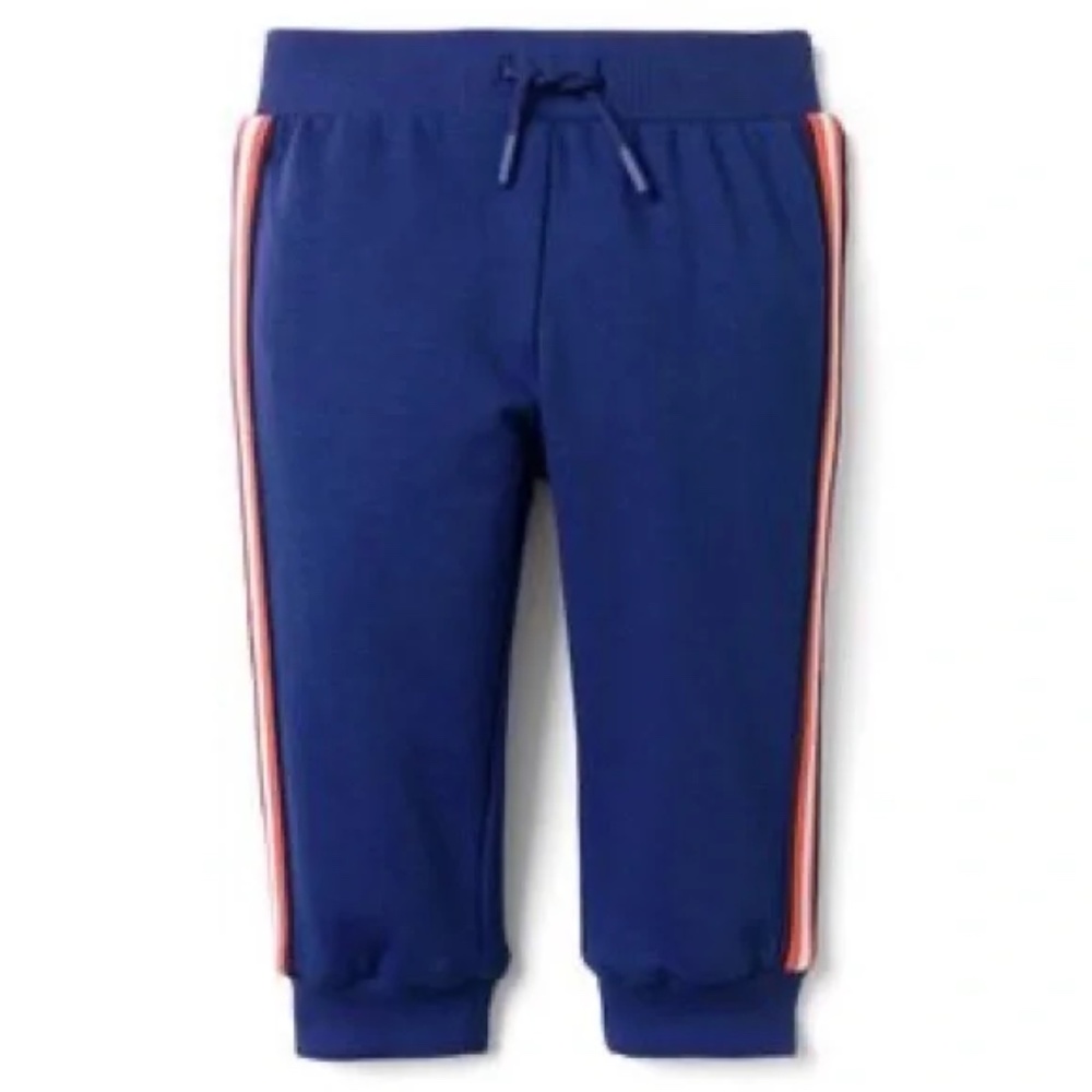 Janie and Jack Baby Boy Sport Collection Blue & Orange Joggers 0-3M, 3-6M, 6-12M